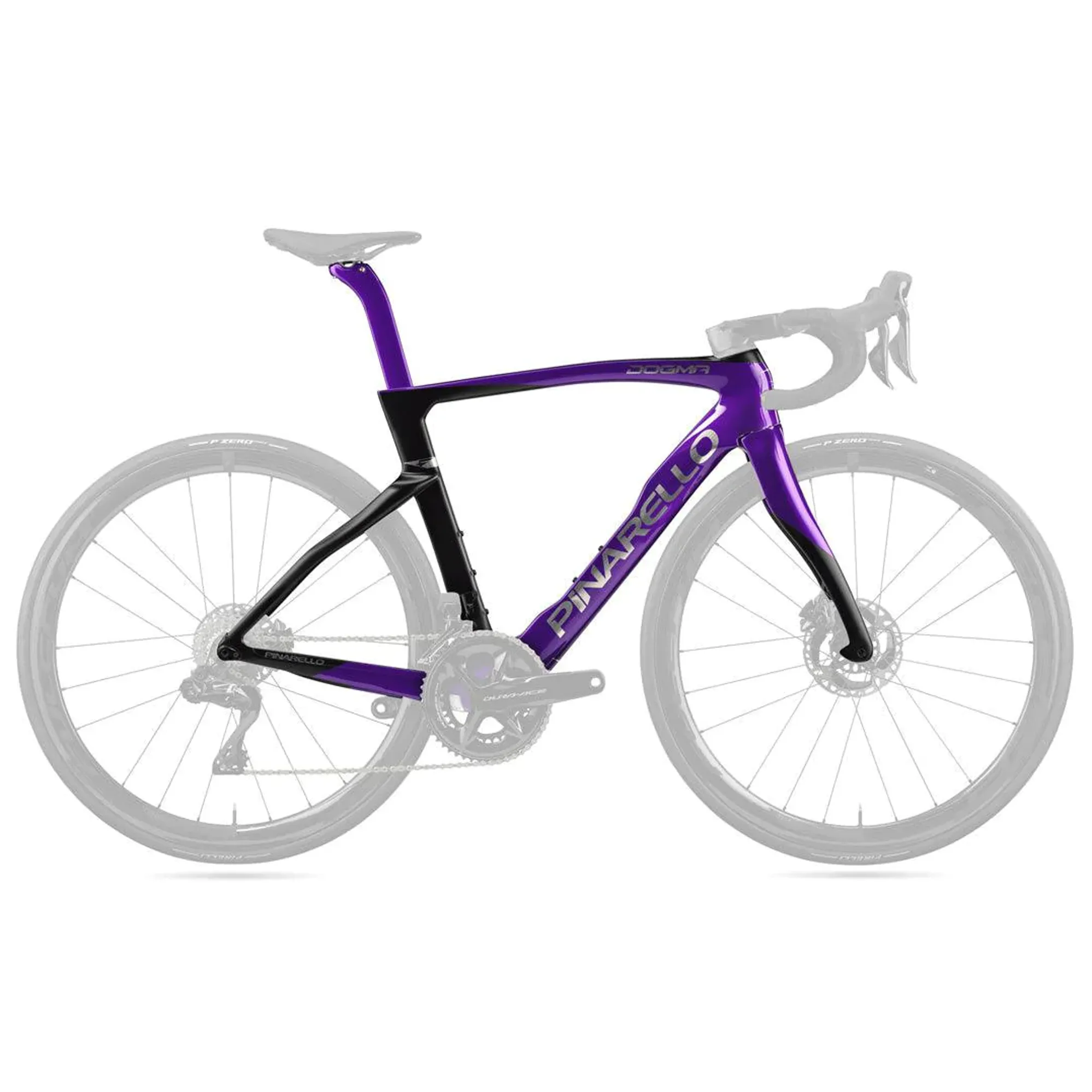 Pinarello Dogma F Disk Frameset Electro Violet Carbon Road Bike Pinarello Dogma F Disk Frameset Electro Violet Carbon Road Bike